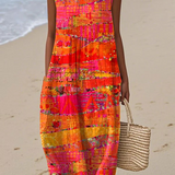 Faye | Sunset Midi Dress